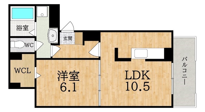 アプリコットⅢ 間取り図