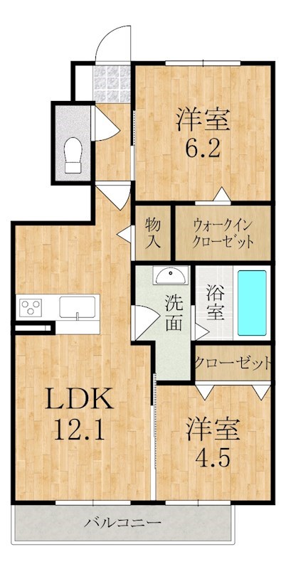 エスペランサ ミヤマ 間取り図