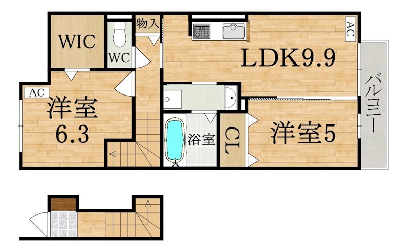 エスペランサ ミヤマ 間取り図