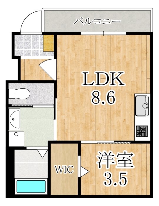 WEST　SAWA 間取り図