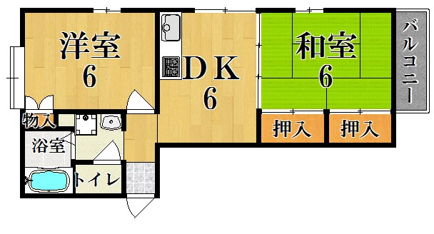 エステートピアドミール 間取り図