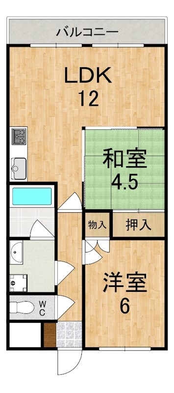 ディアコート王寺 間取り図