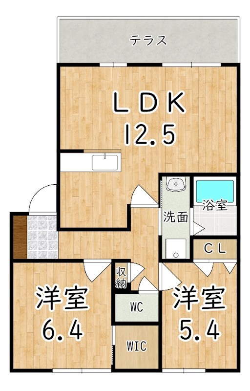 プリムローズ５番館 103号室 間取り