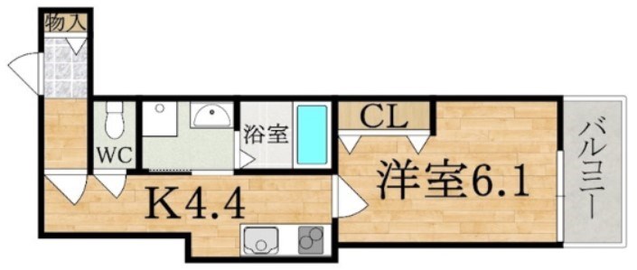 クレアール小泉東Ⅰ  間取り図