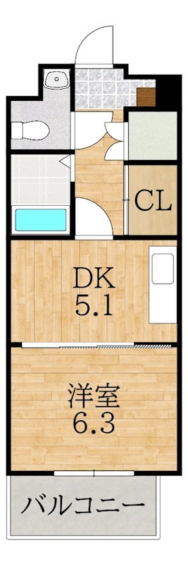 木津南パークサイドヴィレッヂ 217号室 間取り