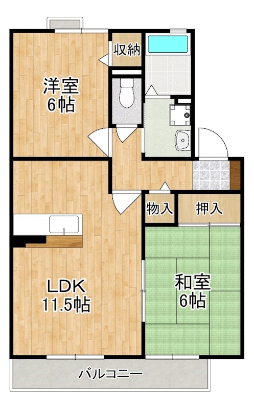 クレールＮ 間取り図