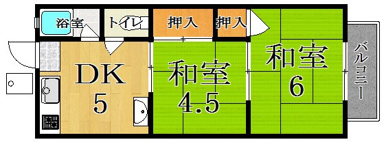 カノープス平松 間取り図