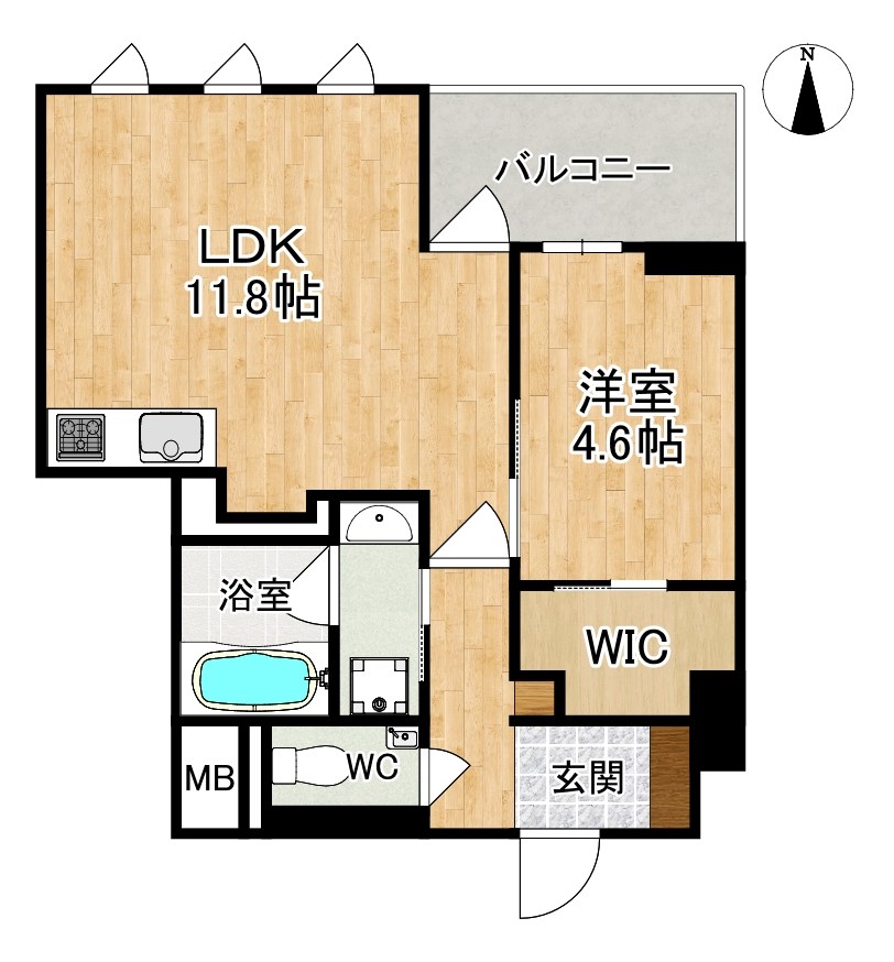 ラヴィーナ奈良 205号室 間取り