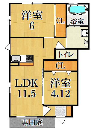 サニーコート西九条 間取り図