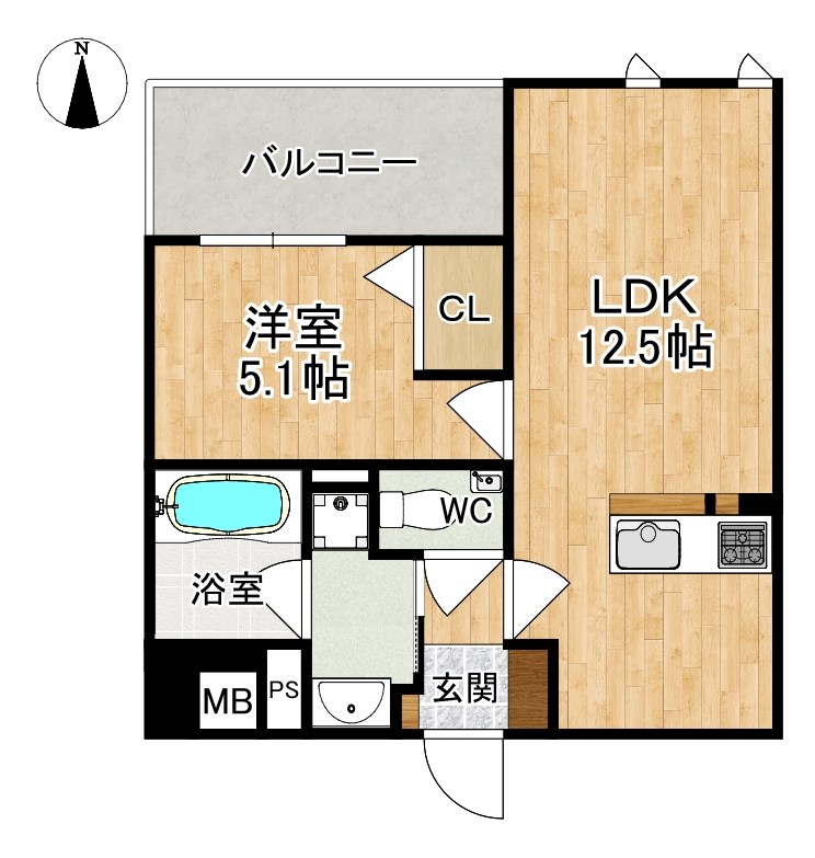 ラヴィーナ奈良 306号室 間取り