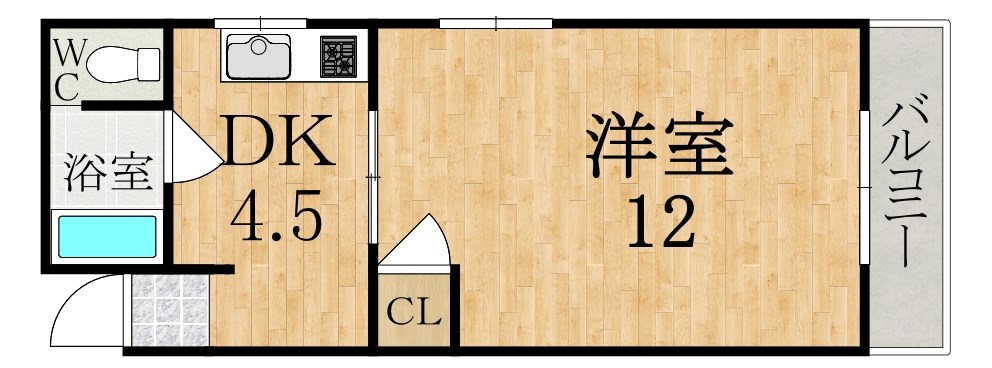 白樫マンション 306号室 間取り