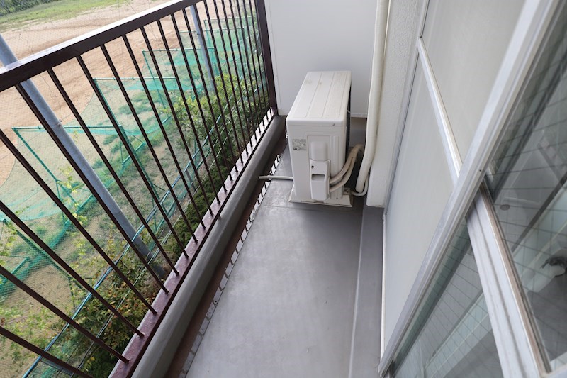 白樫マンション ベランダ