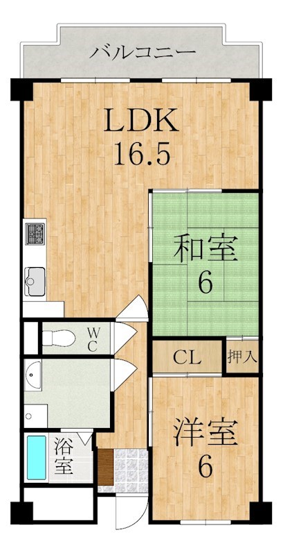 リアライズ八木 間取り図