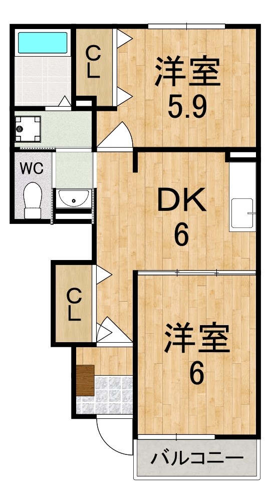 ネオ・ブローテＡ 間取り図