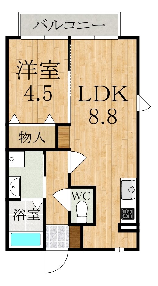 シャーメゾンアスカ 間取り図