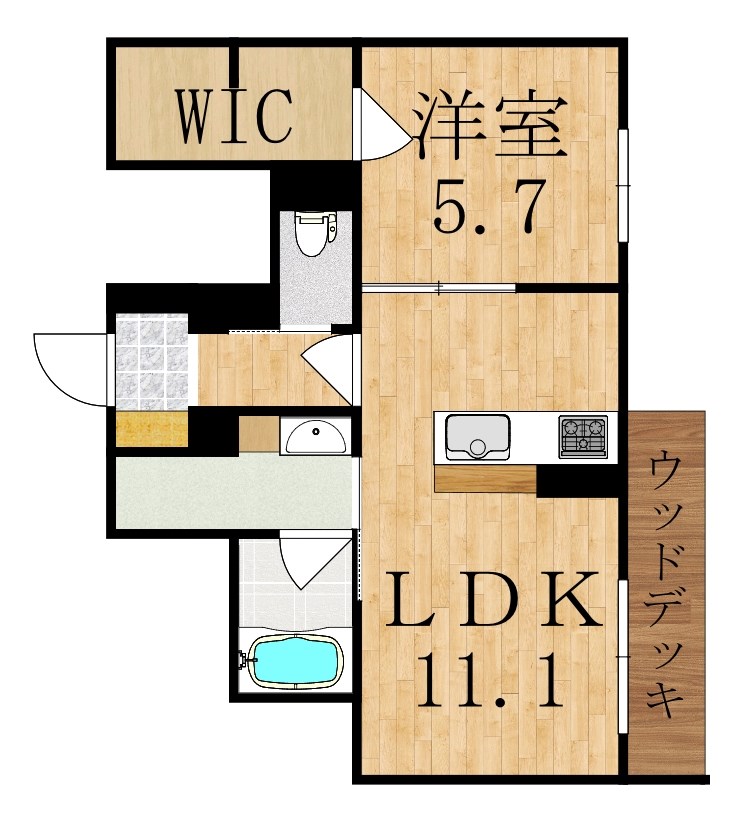 ShaMaison Alflat 間取り図