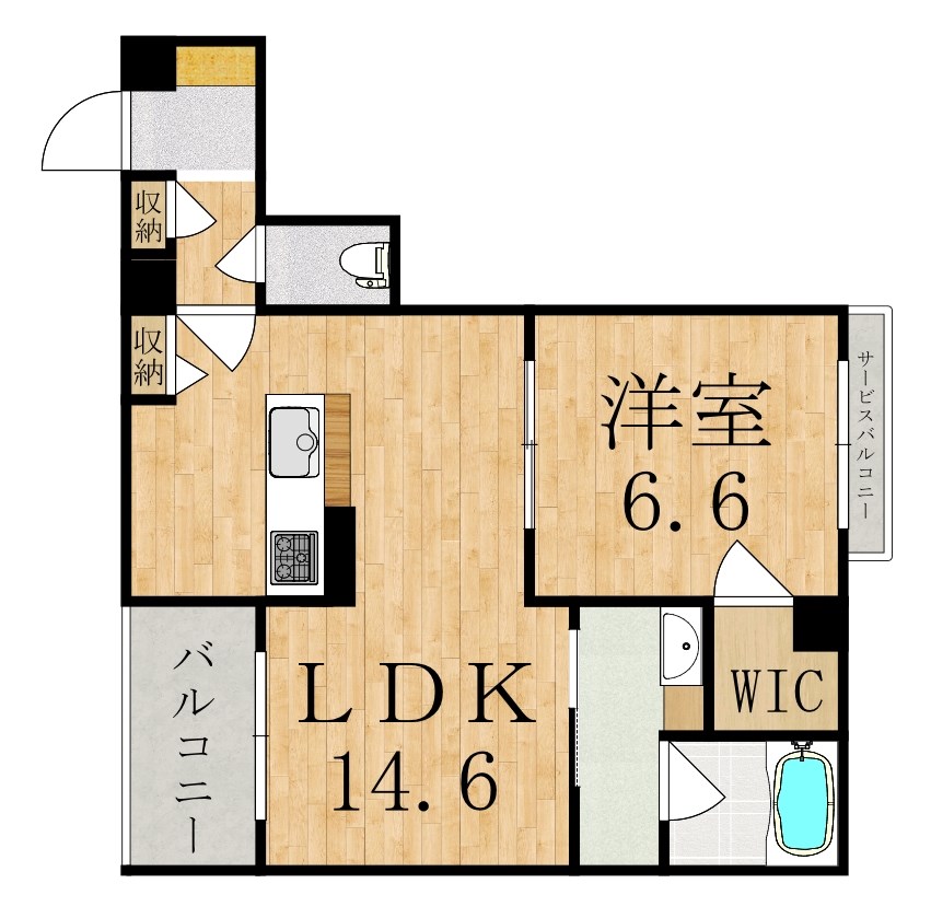 ShaMaison Alflat 間取り図