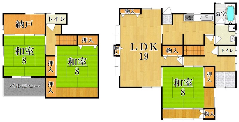 若葉台1丁目戸建 間取り図