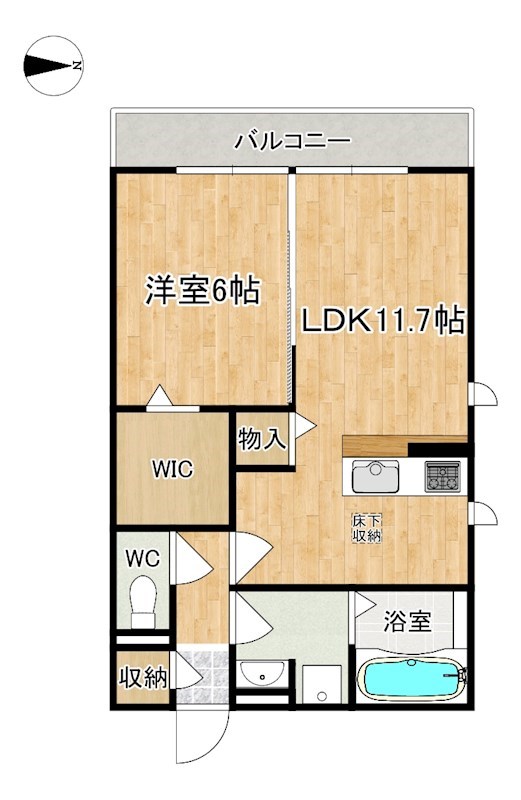 楓　A棟 間取り図