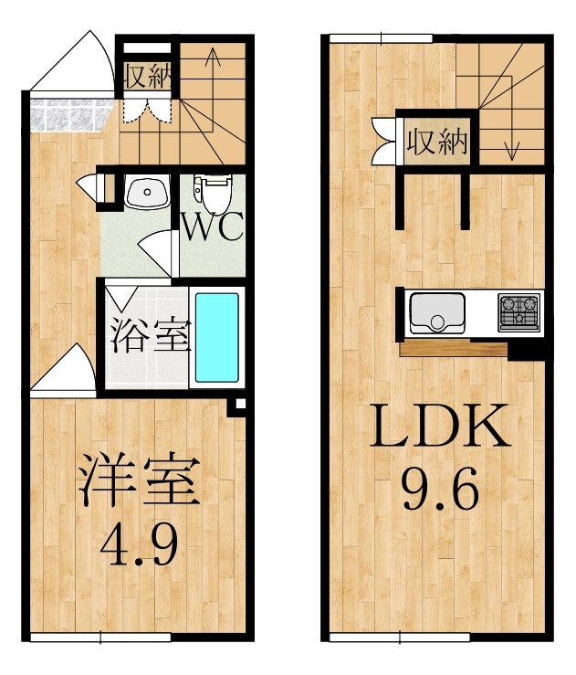 レオネクスト長柄 間取り図