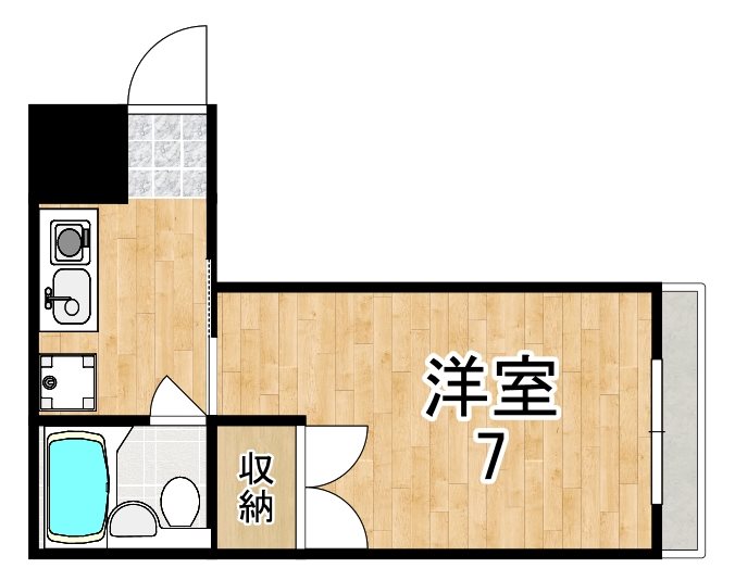 雅叙園ハイツ 間取り図