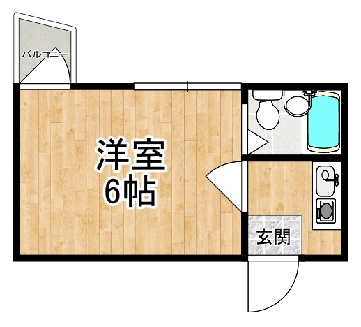 スコッチテリア三条 302号室 間取り