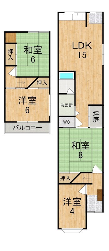 リバーサイド舟戸  2号室 間取り