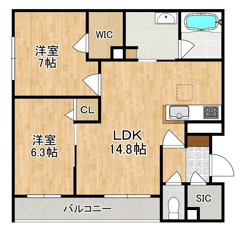 アリスティオ　ルクス 間取り図