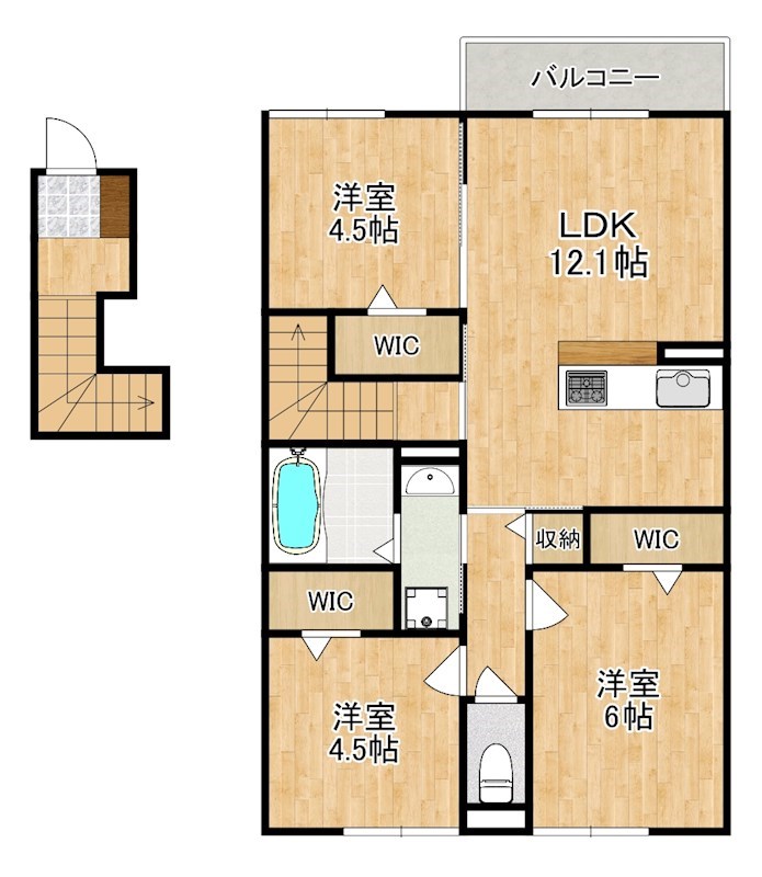 ベルジュロネット 間取り図