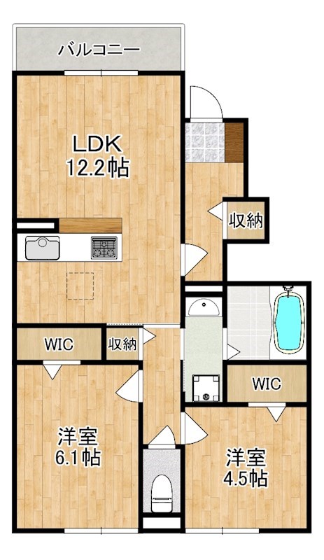 ベルジュロネット 間取り図