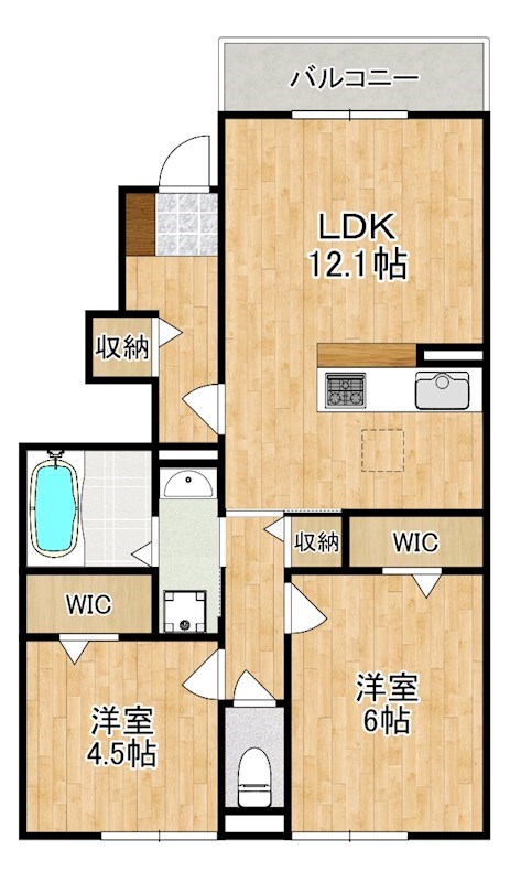 ベルジュロネット 間取り図