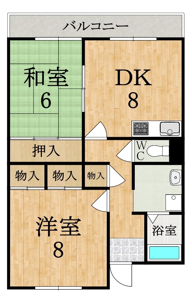 フォレスト神宮前 間取り図