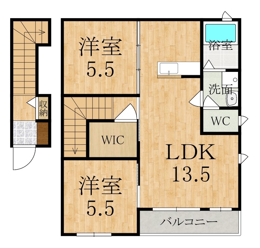 グラヴィスⅡ 間取り図