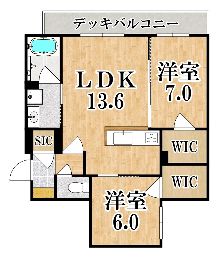 シャーメゾン五位堂 間取り図