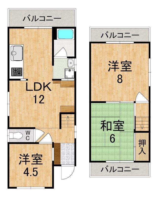 アルトジャム戸建 間取り図