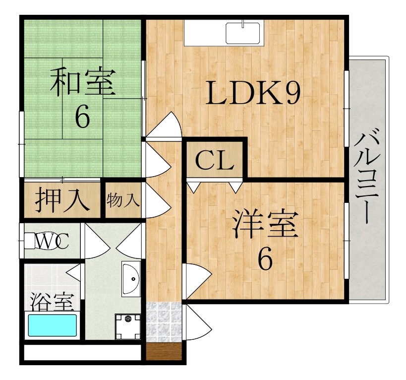 パストラルミナミ 間取り図