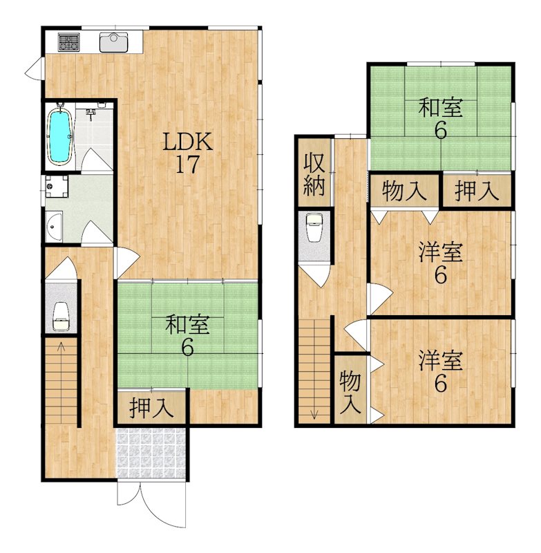 CASA VISTA　TOMIO 間取り図