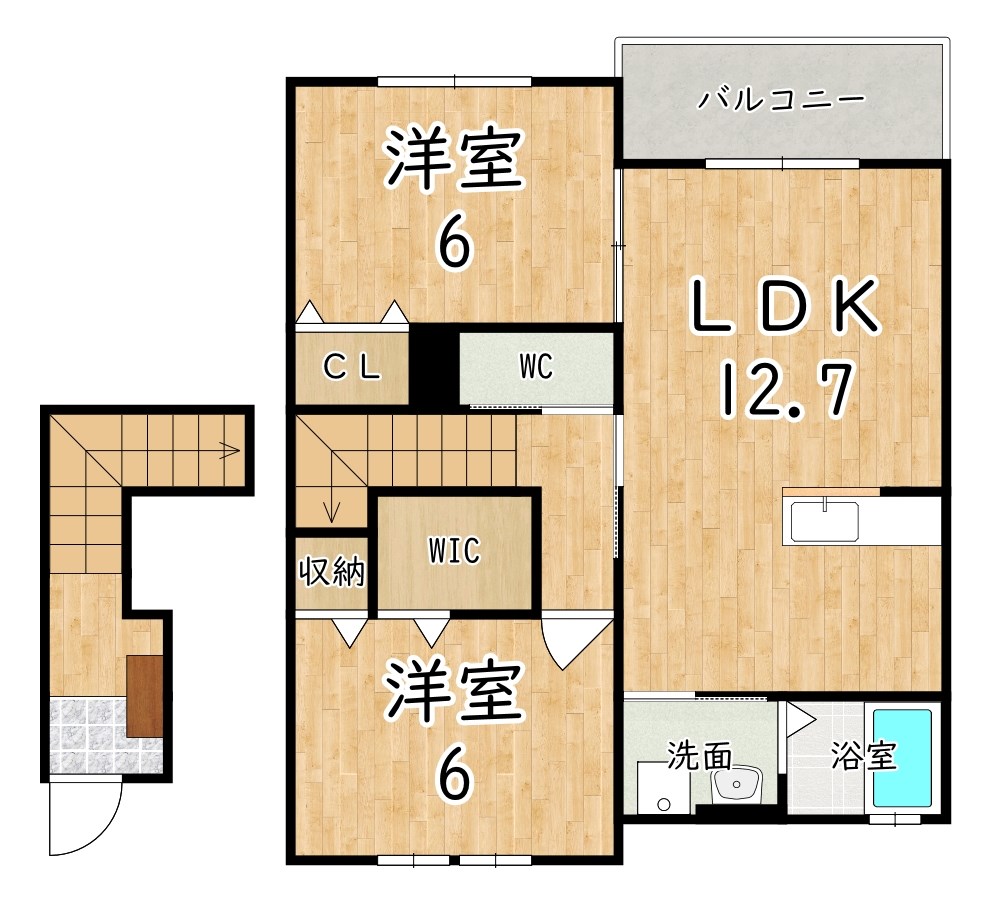 アクティフ　ジェルメⅢ 間取り図