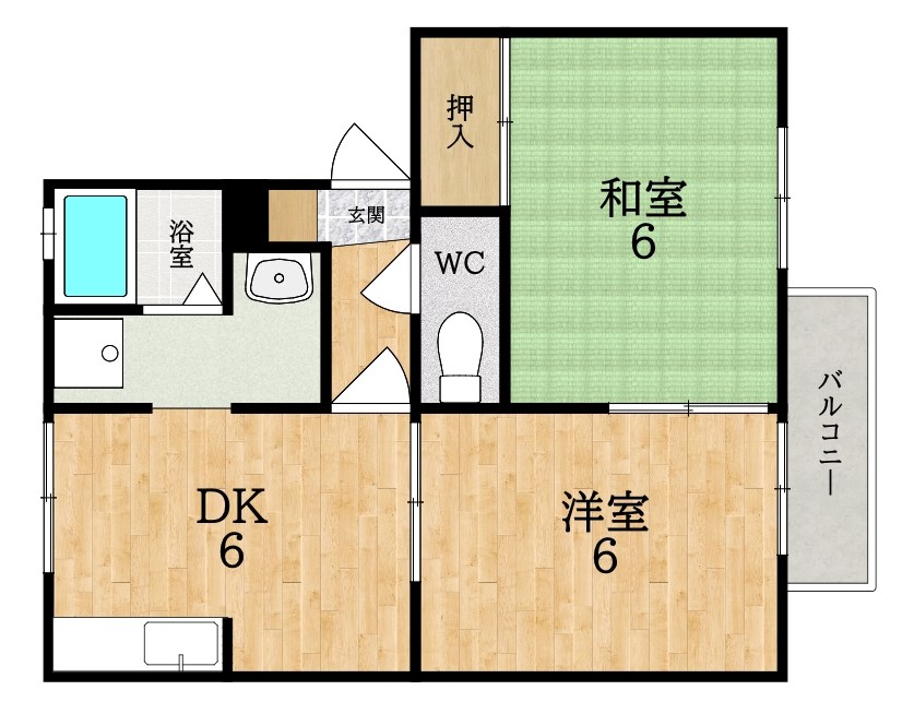 ベルメゾン 間取り図