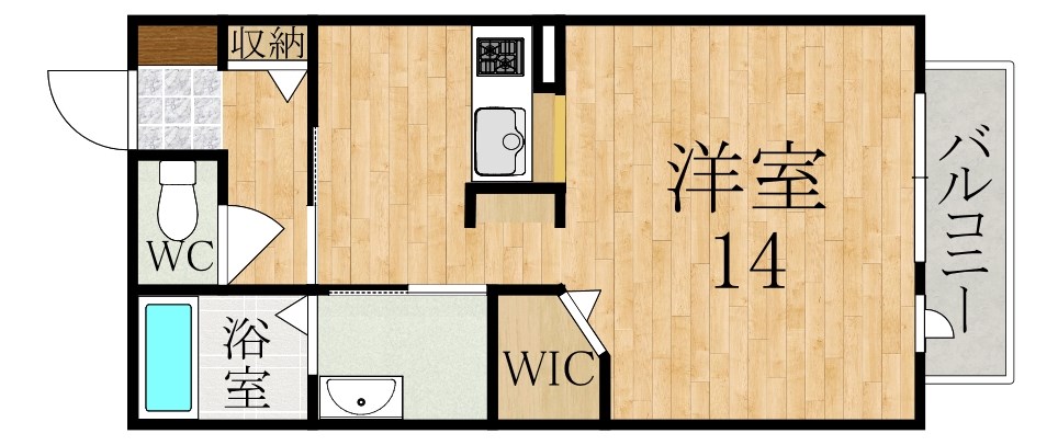 シャーメゾン八木 間取り図