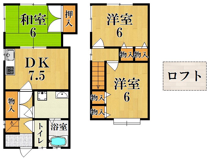 オークヒルズ   間取り図