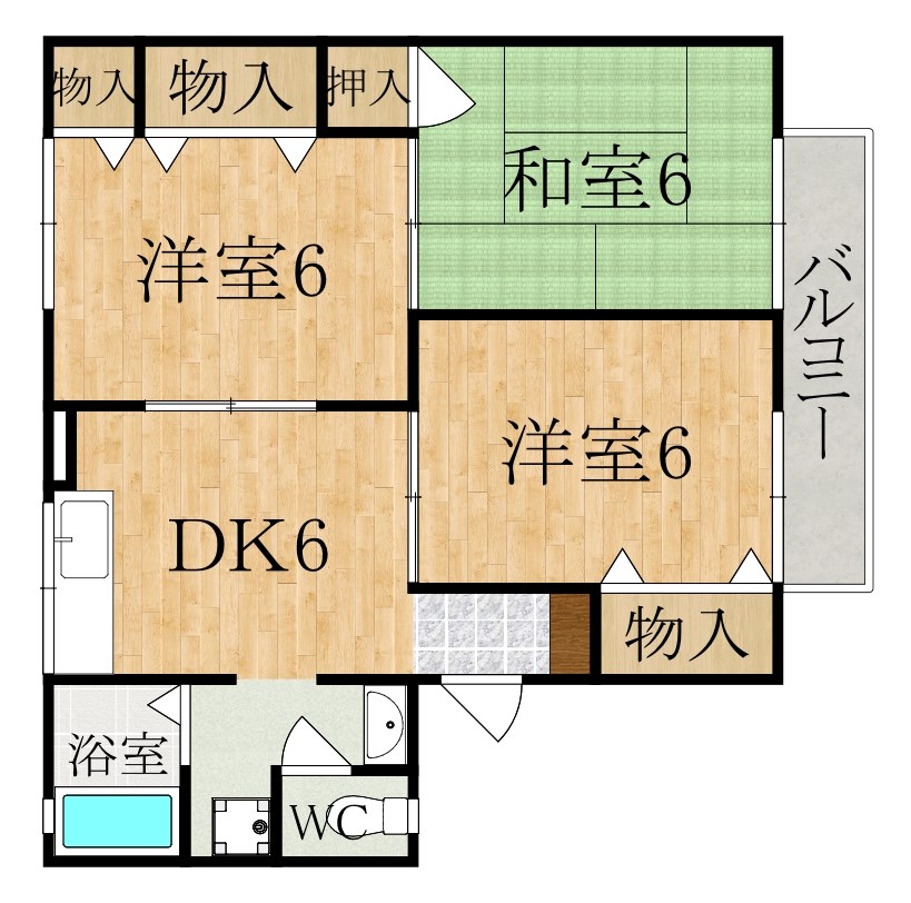 エスポワール 間取り図