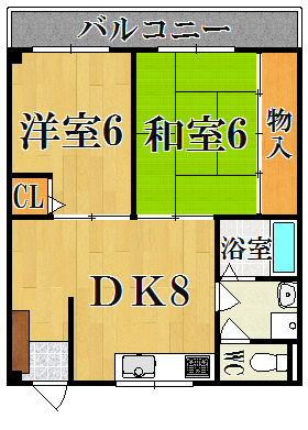 ＡＺＵＲＥＶＥ生駒 間取り図