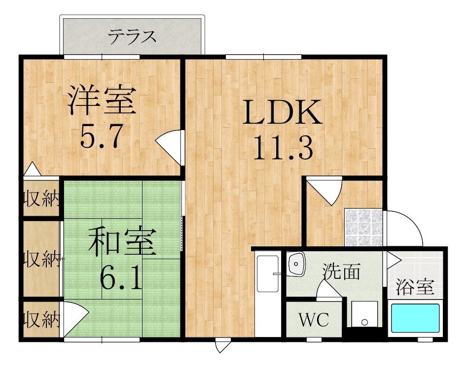 フォーレス宮古 間取り図