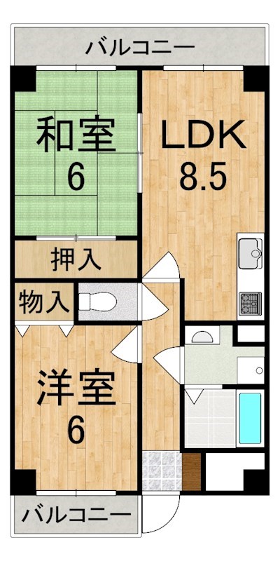 ディアレスト王寺 間取り図