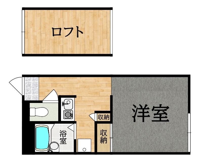 レオパレス冨田Ⅲ（トミタ3） 間取り図