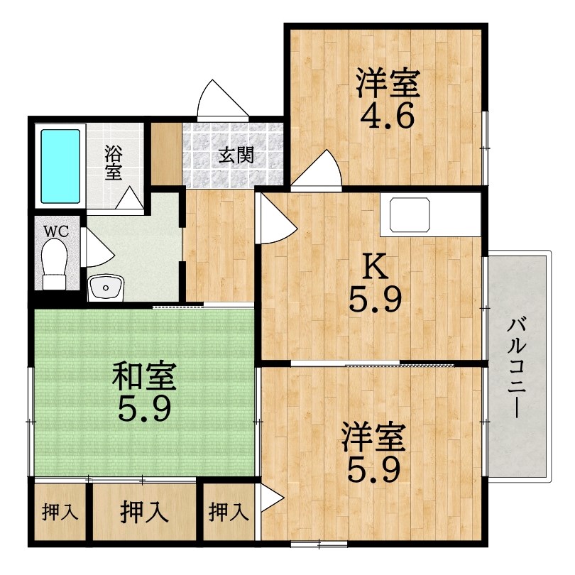 グレイス小泉 間取り