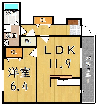 イースト・ヴィラⅢ 間取り図