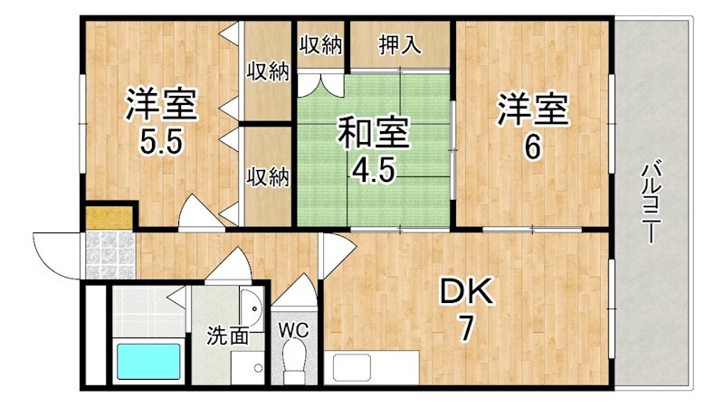 エスポワール 間取り図