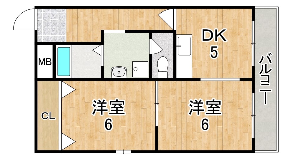 インナミマンション 間取り図